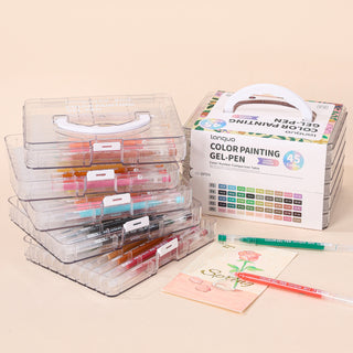 45 Colors Gel Pen Set for Coloring, Art & School Supplies