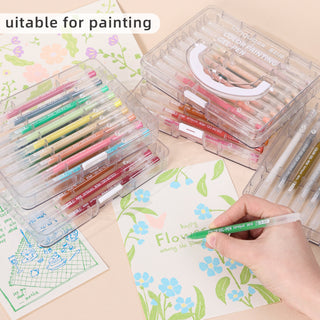 45 Colors Gel Pen Set for Coloring, Art & School Supplies