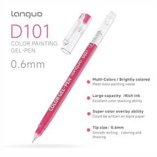 Languo x Qimiart 252 Stück/234 Farben Gelstift Set zum Ausmalen, Kunst- & Schulbedarf