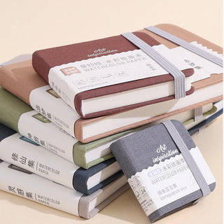 Languo 24 Sheets, Hardcover Watercolor Coloring Book