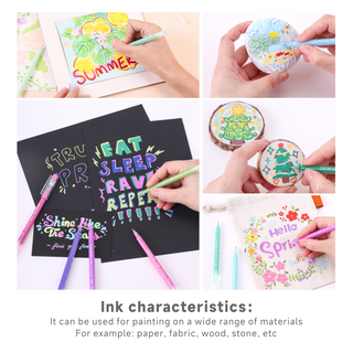 Languo x Qimiart 252 Stück/234 Farben Gelstift Set zum Ausmalen, Kunst- & Schulbedarf