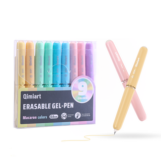 Stylos gel effaçables Languo x Qimiart 9 couleurs – Couleurs macaron