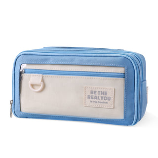 Trousse Languo 2 en 1 grande capacité avec fermeture éclair résistante