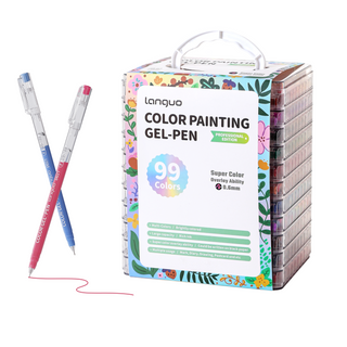 Languo 99 Colors Acrylic Gel Pen Set for Coloring, Art & School Supplies