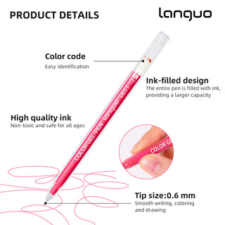 168Pcs/162 Colors Gel Pen Set for Coloring, Art & School Supplies