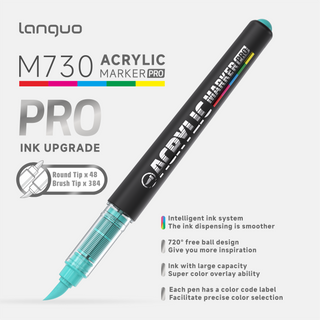 languo 432 rotuladores de pintura acrílica profesionales, 426 colores con metálicos y purpurina
