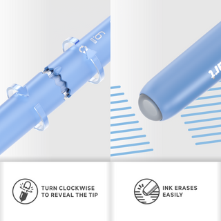 Languo x Qimiart 9 Colors Erasable Gel Pens – Macaron Colors