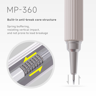 Languo 0.3mm Mechanical Pencil Set with Case, 4PCS Drafting Mechanical Pencils Kit