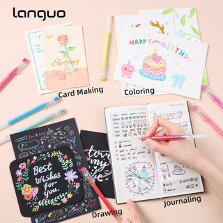 168Pcs/162 Colors Gel Pen Set for Coloring, Art & School Supplies
