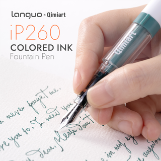 Languo x Qimiart 4 Colors Fountain Pens with Ink Cartridges - Morandi Colors