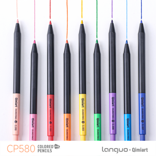 Languo x Qimiart Retractable Colored Pencils with Sharpener – 96 Colors Set