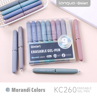 Languo x Qimiart 9 Farben Radierbare Gelstifte – Morandi Farben