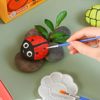 Pebble Painting Kit for Families, Drawing Toys Kit