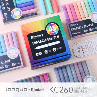 Languo x Qimiart 45 Colors Erasable Gel Pens – 45 Color Mega Set