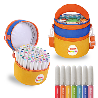 Languo x Qimiart 60 Colors Washable Acrylic Markers for Kids