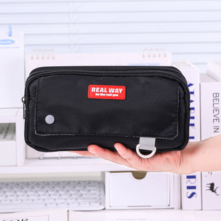 Trousse multifonctionnelle Languo, grande pochette à crayons avec fermeture éclair résistante