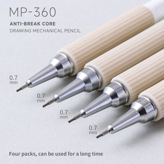 Languo 0.7mm Mechanical Pencil Set with Case, 4PCS Drafting Mechanical Pencils Kit