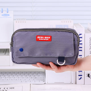 Trousse multifonctionnelle Languo, grande pochette à crayons avec fermeture éclair résistante