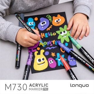 Languo Acrylic Paint Markers Pro, Direct-ink - 288 Colors Set