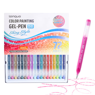 Glitter Gel Pens for Coloring, 72 Colors Special Shining Multi Glitter Gel Pens Colored Set
