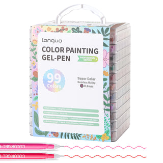 99 Colors Gel Pen Set for Coloring, Art & School Supplies